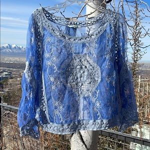 Geovanna lace top from Sundance. Hand dyed!NWOT